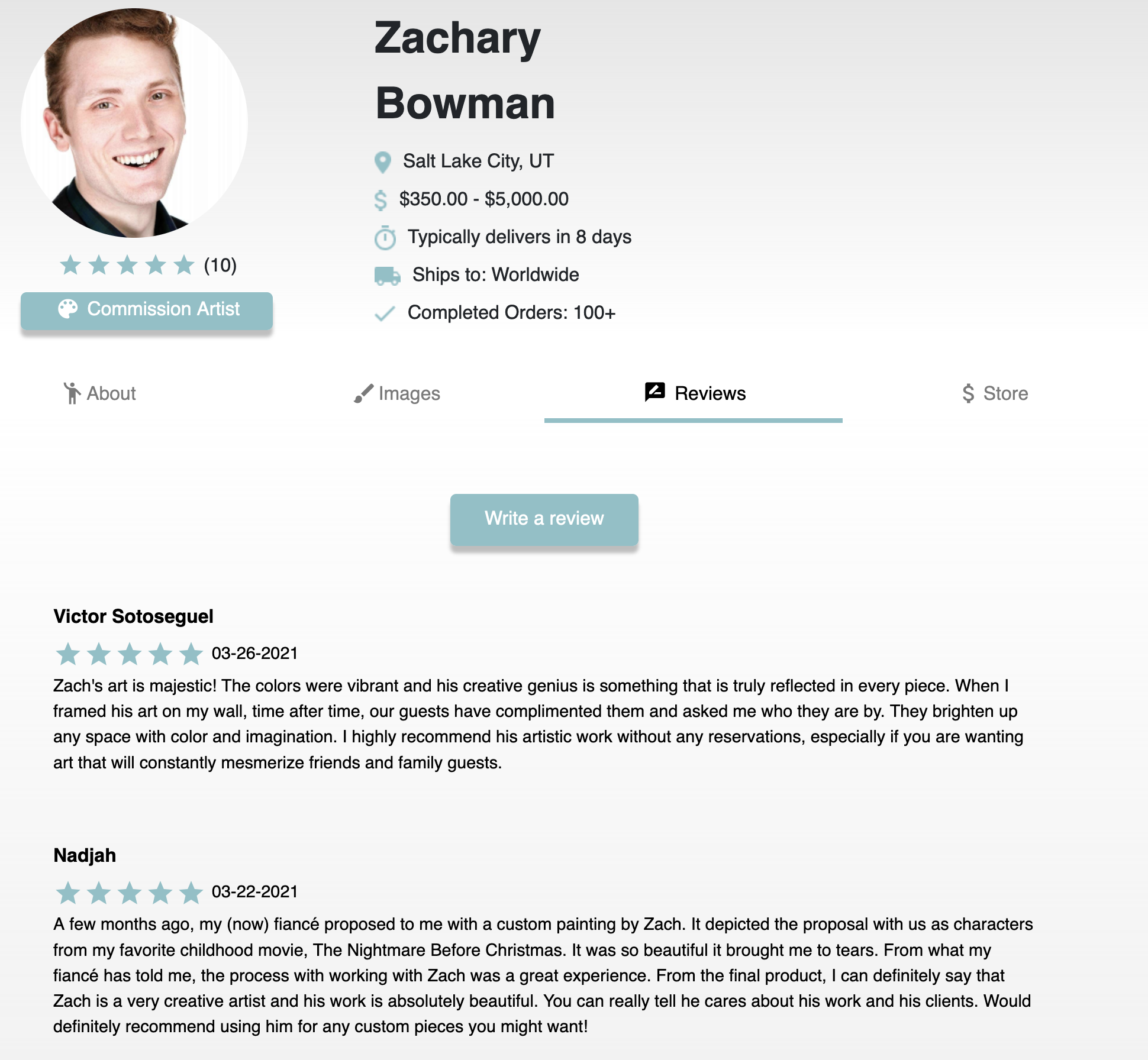 What to include in your artist portfolio 5 areas to include with real examples